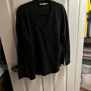 Loft Black V-Neck Sweater